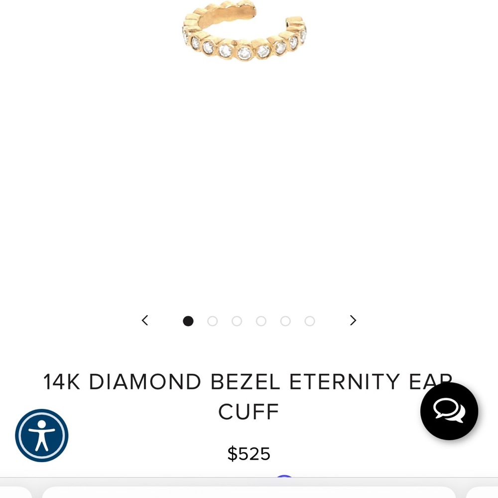 Zoe chicco pave diamond ear cuff